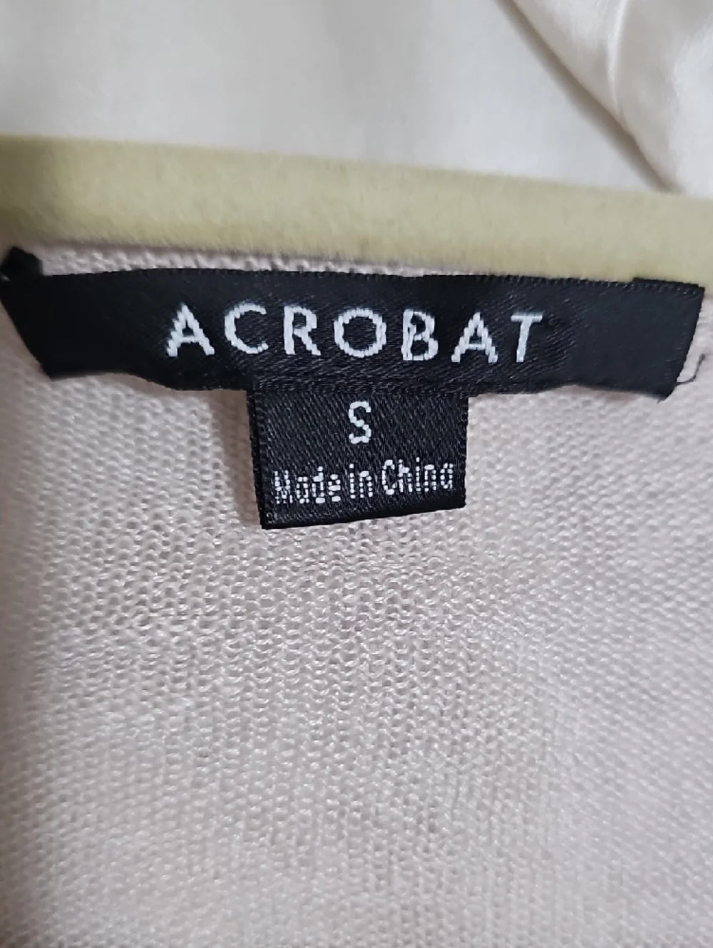Acrobat Pale Blush Open-Front Drape Cardigan - Picture 5 of 5